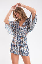 Load image into Gallery viewer, Image 06: Rio De Sol Mini Dress Ikat Mini Dress