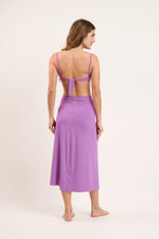Load image into Gallery viewer, Model Back: Rio De Sol Beach Skirt Bio-Floreira Long Skirt Knot