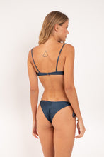 Load image into Gallery viewer, Model Back: Rio De Sol Top Top Shimmer-Shark Balconet-Tie