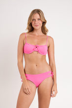 Load image into Gallery viewer, Model Front: Rio De Sol Set Set Mtx-Ultrapink Balconet-Tie Madrid