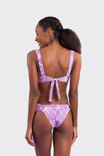Load image into Gallery viewer, Model Back: Rio De Sol Set Set Trail-Purple Amelia Baobi