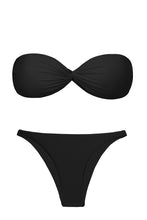 Load image into Gallery viewer, Product Front: Rio De Sol Set Set Nero Twist Leblon