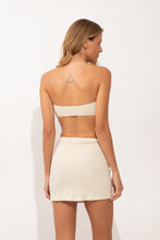 Load image into Gallery viewer, Model Back: Rio De Sol Mini Dress Brisa-Offwhite Lulu Dress
