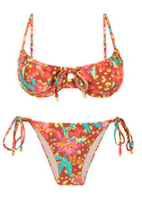 Load image into Gallery viewer, Product Front: Rio De Sol Set Set Tropics Balconet-Tie Lacinho