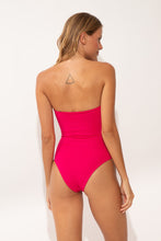 Load image into Gallery viewer, Model Back: Wednesday In Hawaii By Rio De Sol One-Piece Guava Aloha