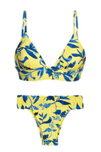 Load image into Gallery viewer, Product Front: Rio De Sol Set Lemon Flower Tri Cos