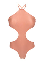 Load image into Gallery viewer, Product Front: Rio De Sol One-Piece Rose Body Decote