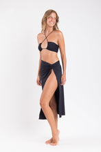 Load image into Gallery viewer, Image 03: Rio De Sol Beach Skirt Nero Long-Skirt-Knot