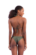 Load image into Gallery viewer, Model Back: Rio De Sol Bottom Bottom Shimmer-Croco Cheeky-Tie