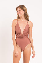 Load image into Gallery viewer, Image 09: Rio De Sol One-Piece Shimmer-Copper New Vegas