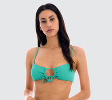 Load image into Gallery viewer, Model Front: Rio De Sol Top Top Opal Mila