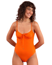 Load image into Gallery viewer, Gallery: Rio De Sol One-Piece Dots-Orange Julia