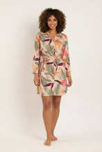 Load image into Gallery viewer, Model Front: Rio De Sol Shirtdress Oasis Chemise