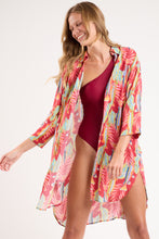 Load image into Gallery viewer, Image 06: Rio De Sol Shirtdress Sea-Bloom Chemise Gabriele