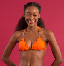 Load image into Gallery viewer, Image 10: Rio De Sol Top Top Dots-Orange Frufru