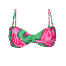 Load image into Gallery viewer, Product Front: Rio De Sol Top Top Parrots Bandeau-Crispy