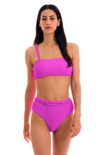 Load image into Gallery viewer, Model Front: Rio De Sol Top Top St-Tpz-Pink Reto