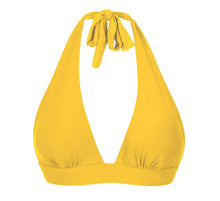 Load image into Gallery viewer, Product Front: Rio De Sol Top Top Sunflower Halter-Cos