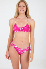 Load image into Gallery viewer, Model Front: Rio De Sol Bottom Bottom Pink-Palms Madrid

