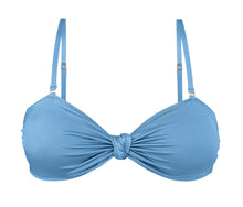 Load image into Gallery viewer, Product Front: Rio De Sol Top Top Shimmer-Baltic-Sea Bandeau-Joy
