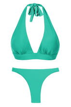 Load image into Gallery viewer, Product Front: Rio De Sol Set Set Opal Halter-Cos Leblon-Fio
