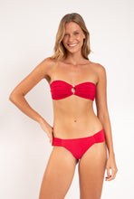 Load image into Gallery viewer, Model Front: Rio De Sol Top Top Malibu-Malagueta Mavi
