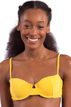 Load image into Gallery viewer, Gallery: Rio De Sol Top Top Malibu-Yellow Balconet
