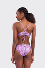 Load image into Gallery viewer, Model Back: Rio De Sol Set Set Trail-Purple Tank-Tie Essential-Comfy
