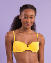 Load image into Gallery viewer, Image 10: Rio De Sol Top Top Malibu-Yellow Balconet
