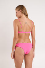 Load image into Gallery viewer, Model Back: Rio De Sol Top Top Mtx-Ultrapink Balconet-Tie
