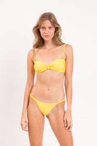 Model Front: Rio De Sol Bottom Bottom Amarelo Cheeky-Crispy