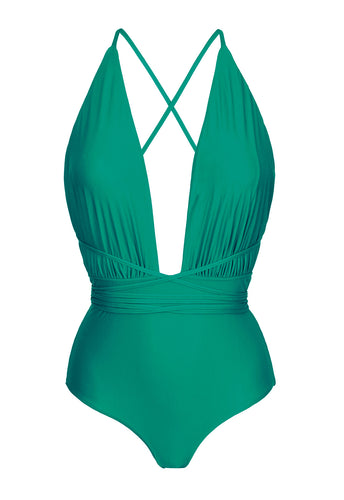 Product Front: Rio De Sol One-Piece New Vegas Malaquita
