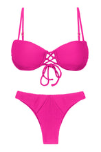 Load image into Gallery viewer, Product Front: Rio De Sol Set Set Cotele-Amaranto Balconet-Pushup Lisboa
