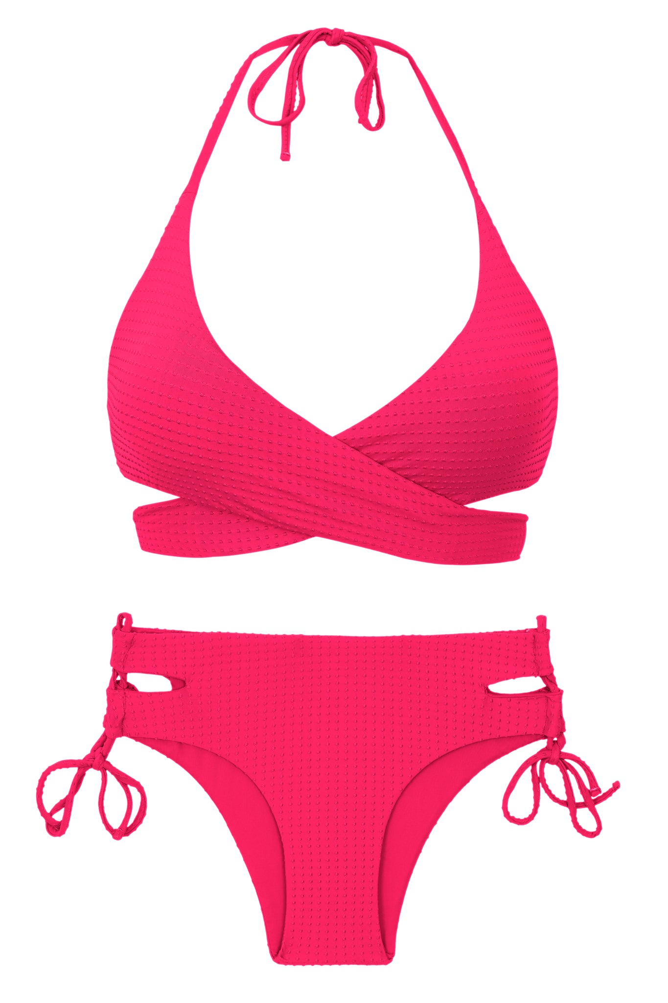 Product Front: Rio De Sol Set Set Dots-Virtual-Pink Kate Madrid