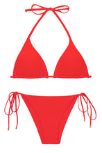 Load image into Gallery viewer, Product Front: Rio De Sol Set Set Rouge Tri-Inv Lacinho

