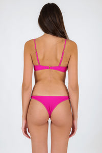 Model Back: Rio De Sol Top Top Cotele-Amaranto Balconet-Pushup
