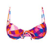 Load image into Gallery viewer, Product Front: Rio De Sol Top Top Funny Balconet-Tie
