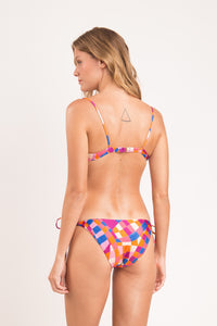 Model Back: Rio De Sol Top Top Funny Balconet-Tie