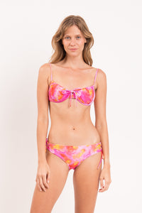 Model Front: Rio De Sol Top Top Joyful Balconet-Tie