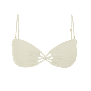 Product Front: Rio De Sol Top Top Malibu-Natural Bandeau-Iris