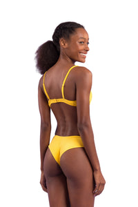 Model Back: Rio De Sol Top Top Malibu-Yellow Balconet