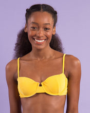 Load image into Gallery viewer, Image 09: Rio De Sol Top Top Malibu-Yellow Balconet
