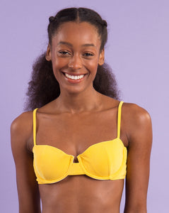 Image 09: Rio De Sol Top Top Malibu-Yellow Balconet