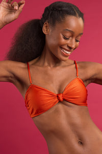 Image 09: Rio De Sol Top Top Paprica Bandeau-Joy