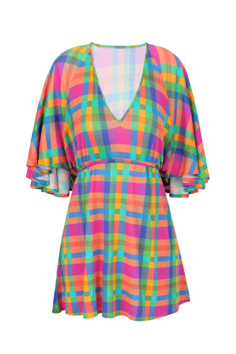 Product Front: Rio De Sol Beach Dresses Tulip-Garden Mini Dress