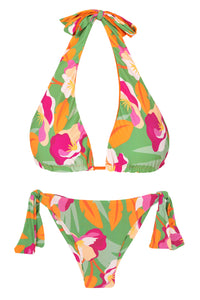 Set Green-Bloom Halter-Double Italy